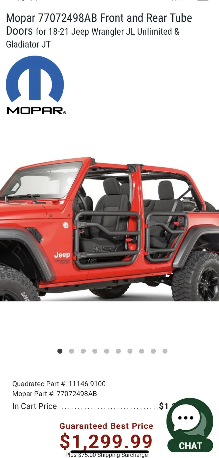 Jeep Gladiator Mopar OEM JT/JL Tube/Trail Doors f0a18efb-8c00-40a2-8213-5fa73d57c953-jpeg