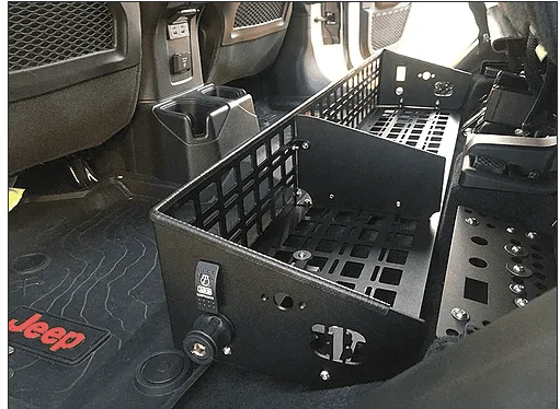 Jeep Gladiator 813 Fabrication Under Rear Seat Storage Box with extras. Screen Shot 2021-09-29 at 10.21.38 AM