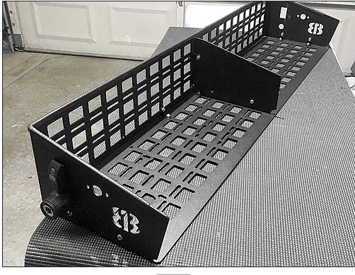 Jeep Gladiator 813 Fabrication Under Rear Seat Storage Box with extras. Screen Shot 2021-09-29 at 10.21.53 AM
