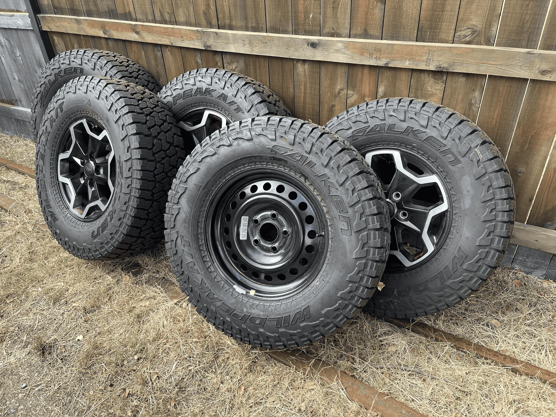 Jeep Gladiator Rubicon Wheels/Tires with, spare 3,000 miles suspension and rock rails also available tempImageEDrsyQ
