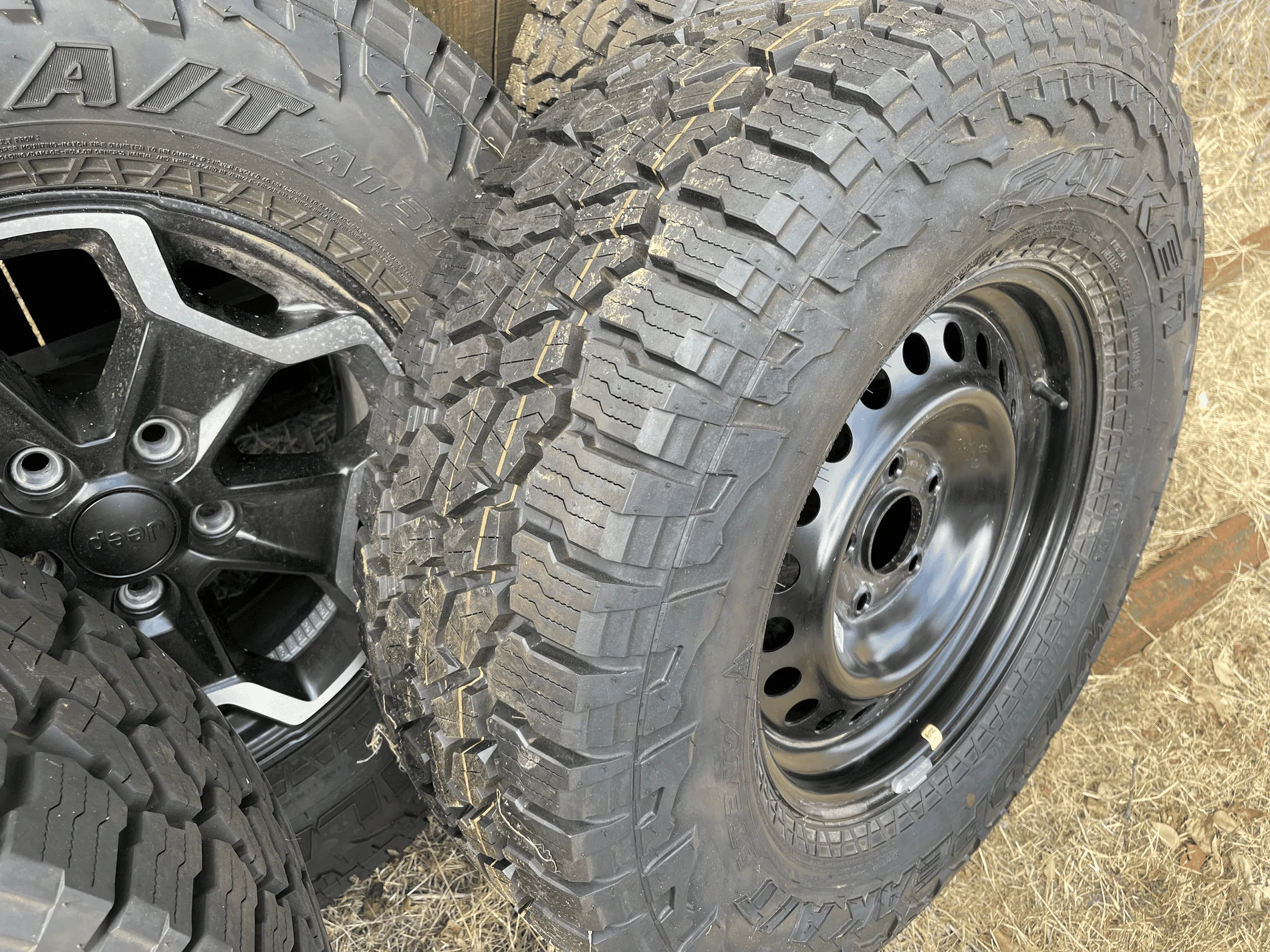 Jeep Gladiator Rubicon Wheels/Tires with, spare 3,000 miles suspension and rock rails also available tempImageDNb9LF