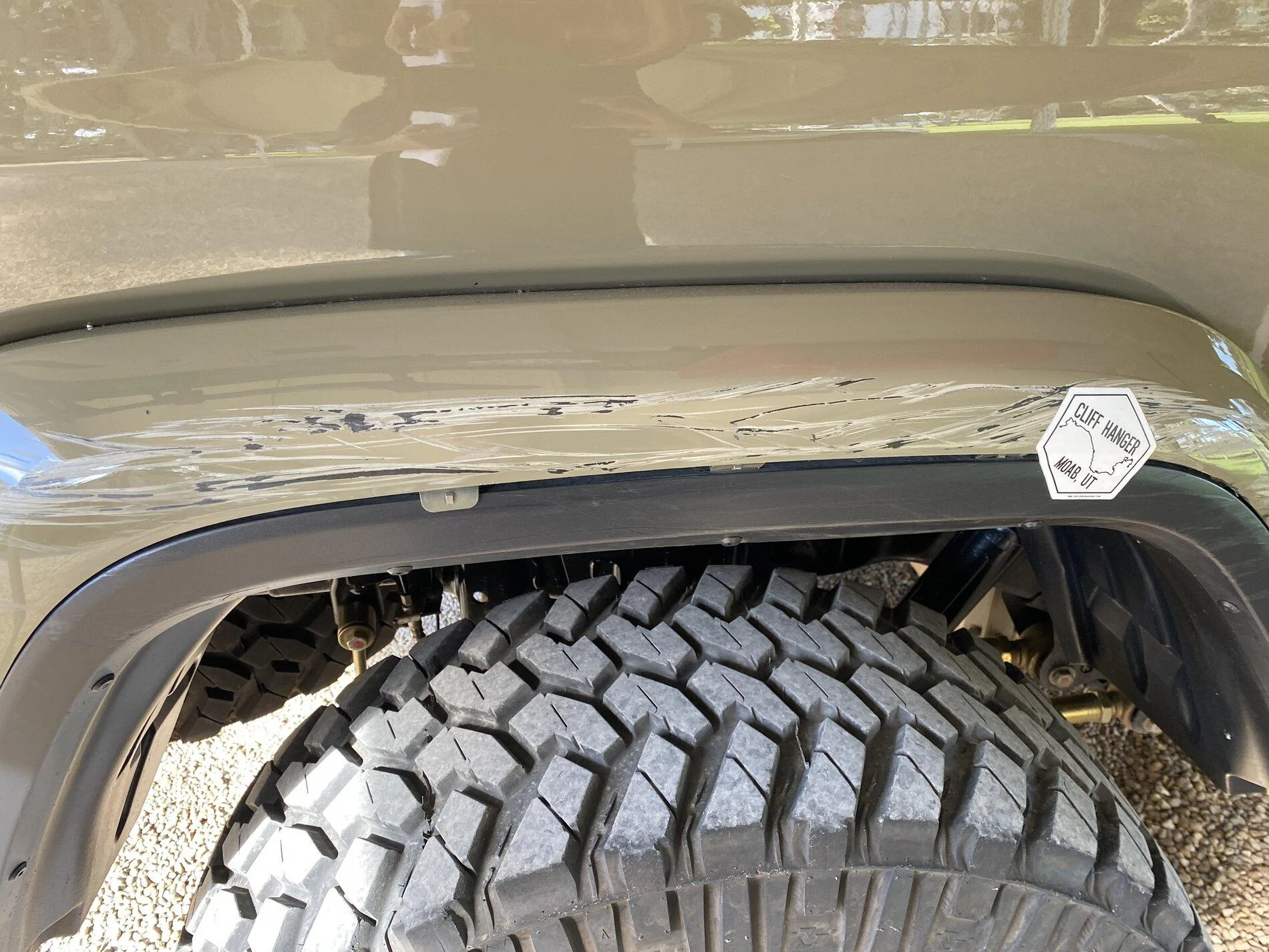 Jeep Gladiator Year one battle scars IMG_2423