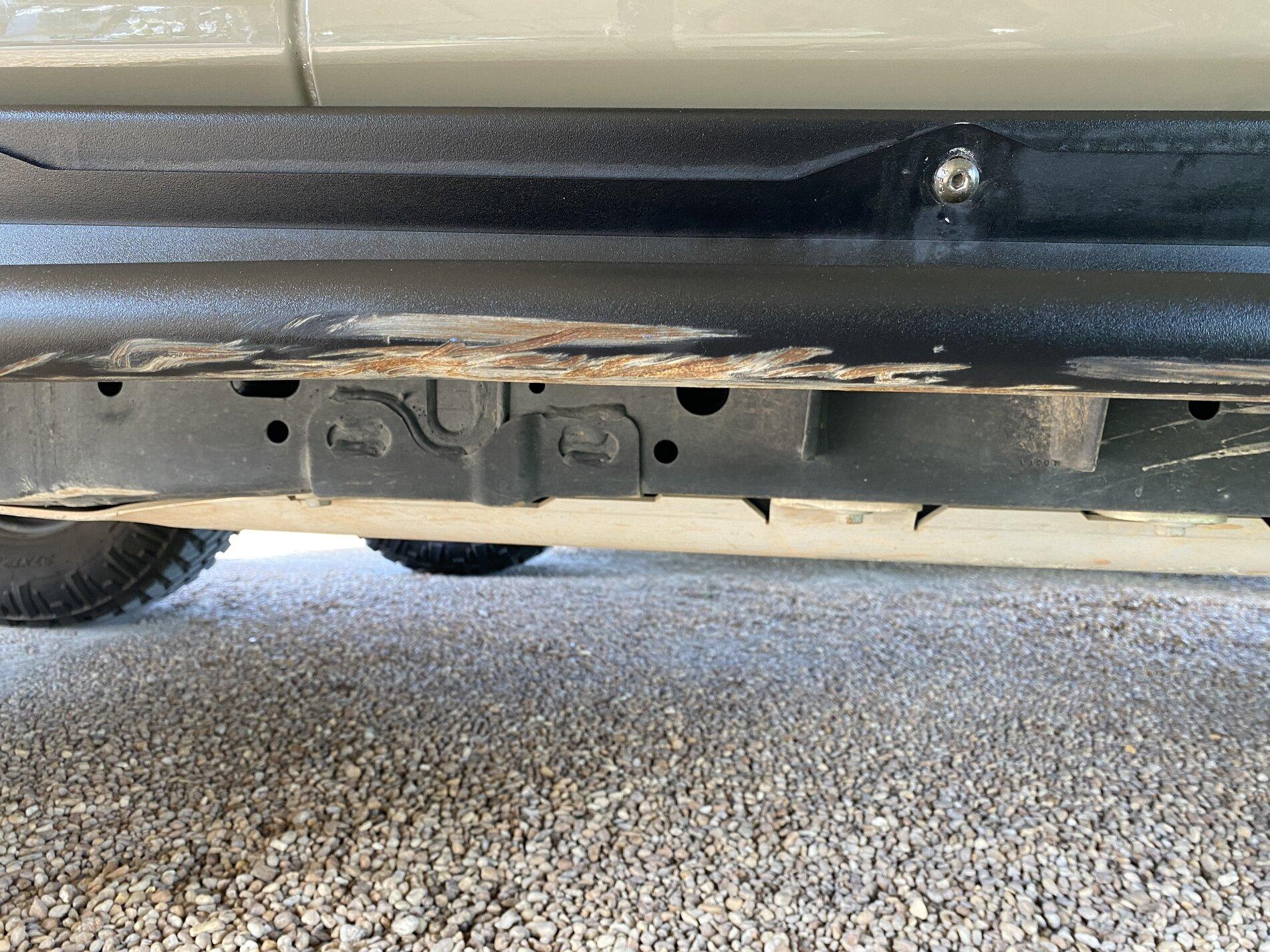 Jeep Gladiator Year one battle scars IMG_2422.JPG