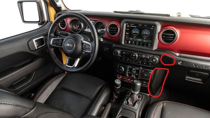 Jeep Gladiator Mopar factory trailer brake controller - my impressions and review Inked2020-Jeep-Wrangler-EcoDiesel-dashboard-2_LI