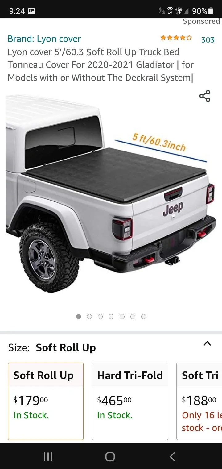Jeep Gladiator Need a recommendation for tonneau cover Screenshot_20210930-092448_DuckDuckGo