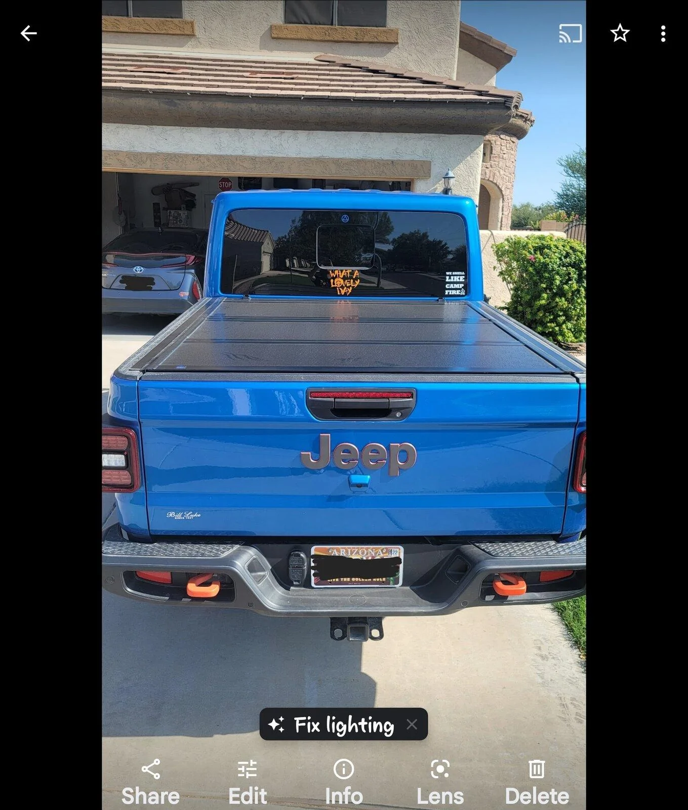 Jeep Gladiator Mopar tonneau and rock rails Screenshot_20211001-134541_Photos