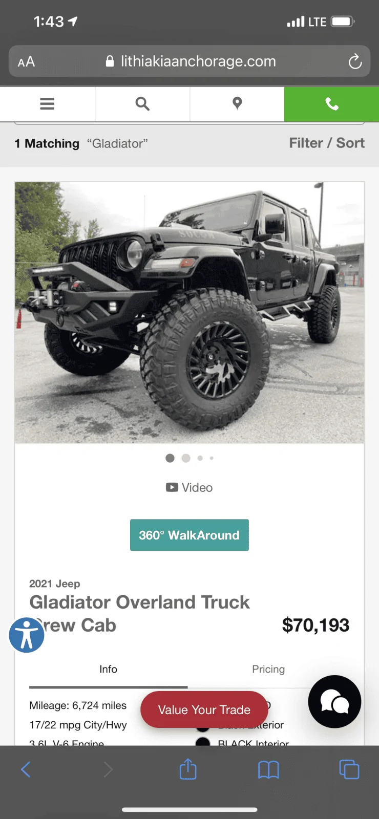 Jeep Gladiator Market Adjustments - LOFL 41661459-A496-4EDE-924D-864E83F7E619