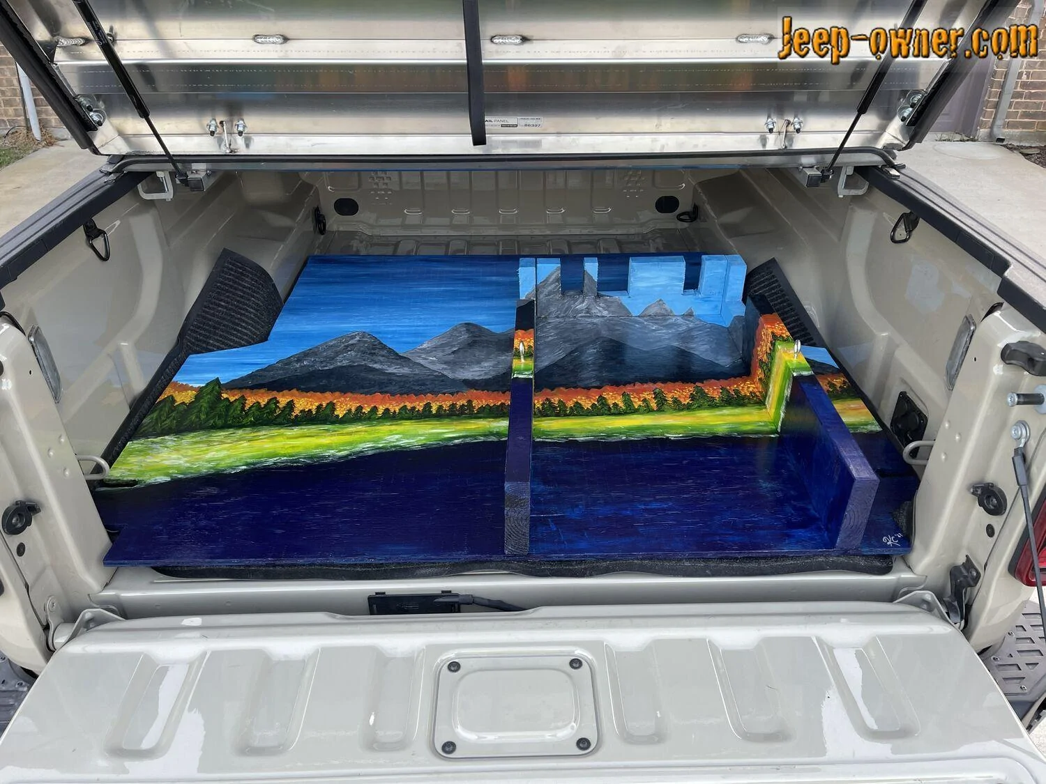 Jeep Gladiator Overlanding fridge/freezer set up 3341BE98-5B07-4F7E-BF4E-D17CA8C9EBAC