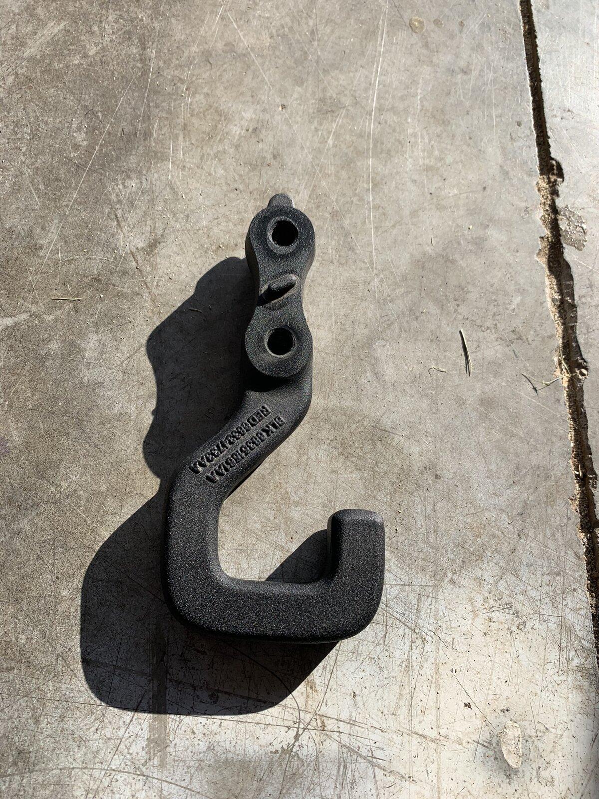 Jeep Gladiator Black tow hook EA9E87A8-9DE3-4D27-9FB1-9B21EC99E303