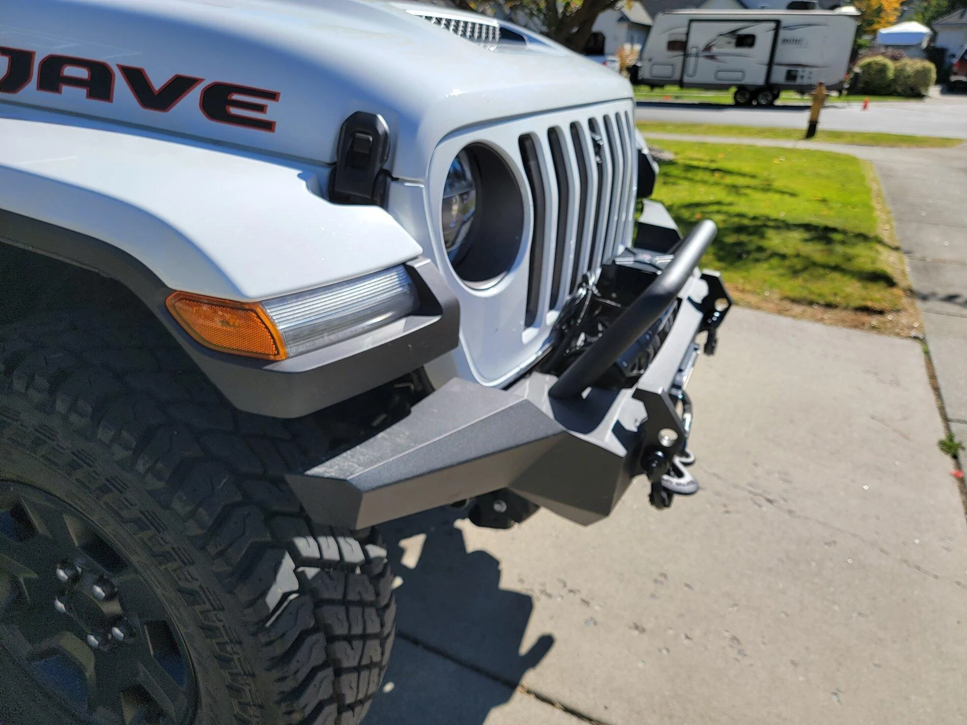 Jeep Gladiator Rugged Ridge HD full width front bumper feedback? 20211002_132739