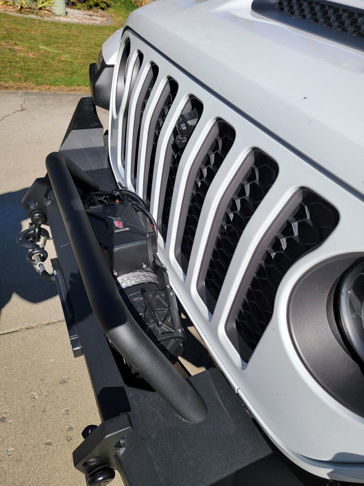 Jeep Gladiator Rugged Ridge HD full width front bumper feedback? 20211002_132716