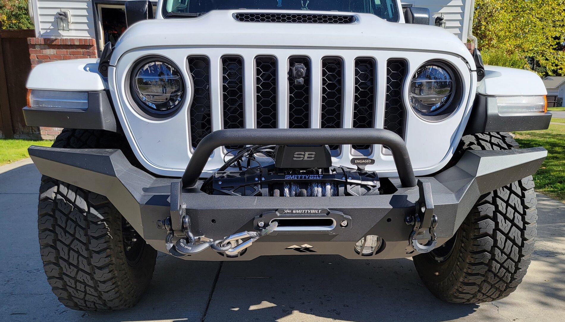 Jeep Gladiator Rugged Ridge HD full width front bumper feedback? 20211002_132722