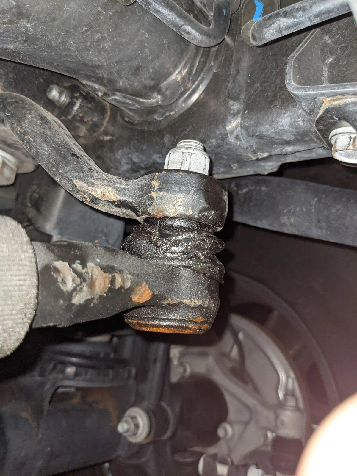Jeep Gladiator Need some thoughts on this,Busted pitman arm bushing PXL_20211005_004621217