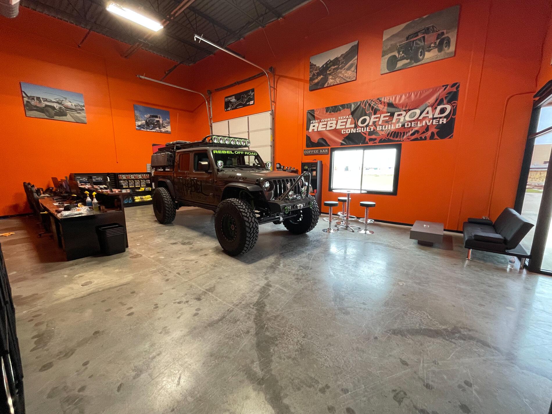 Jeep Gladiator Rebel Off Road's new store in Fort Worth, Texas Is Now Open! IMG_4590