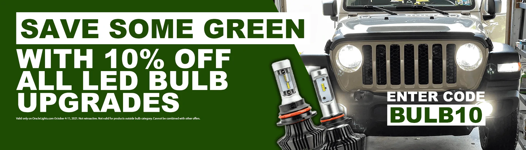 Jeep Gladiator ⚡️SAVINGS on LED Bulb Upgrades | 10% off | ORACLE Lighting BULB10_jeep forum