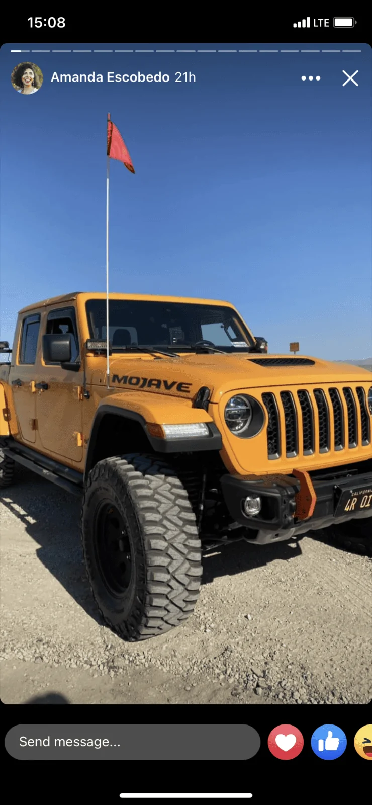 Jeep Gladiator "Ginger" - Nacho Gladiator Mojave Journal 82613425-8F97-4C57-AE77-55804C7E8477