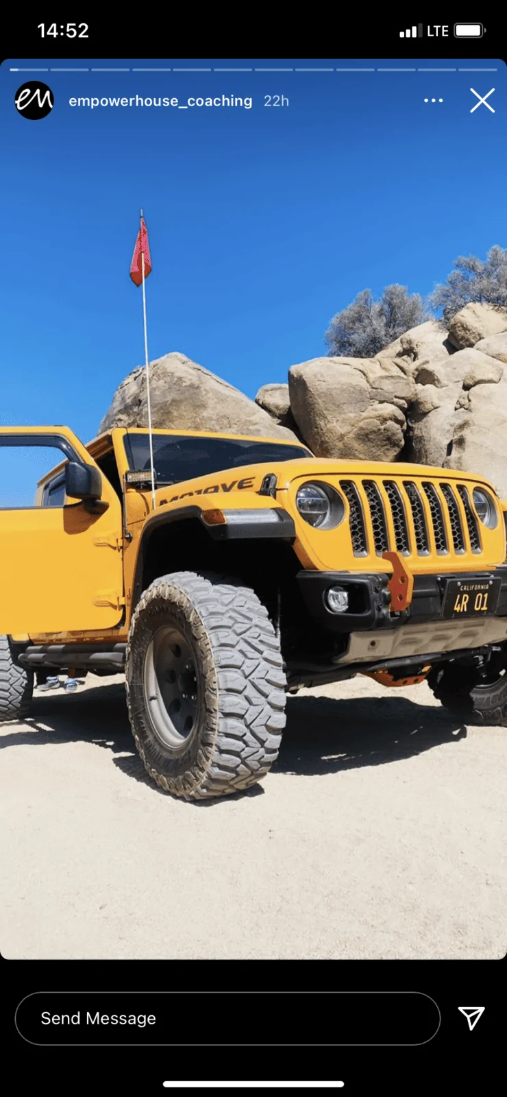 Jeep Gladiator "Ginger" - Nacho Gladiator Mojave Journal 110437C4-6644-4FCF-B156-1DF9357D68E7