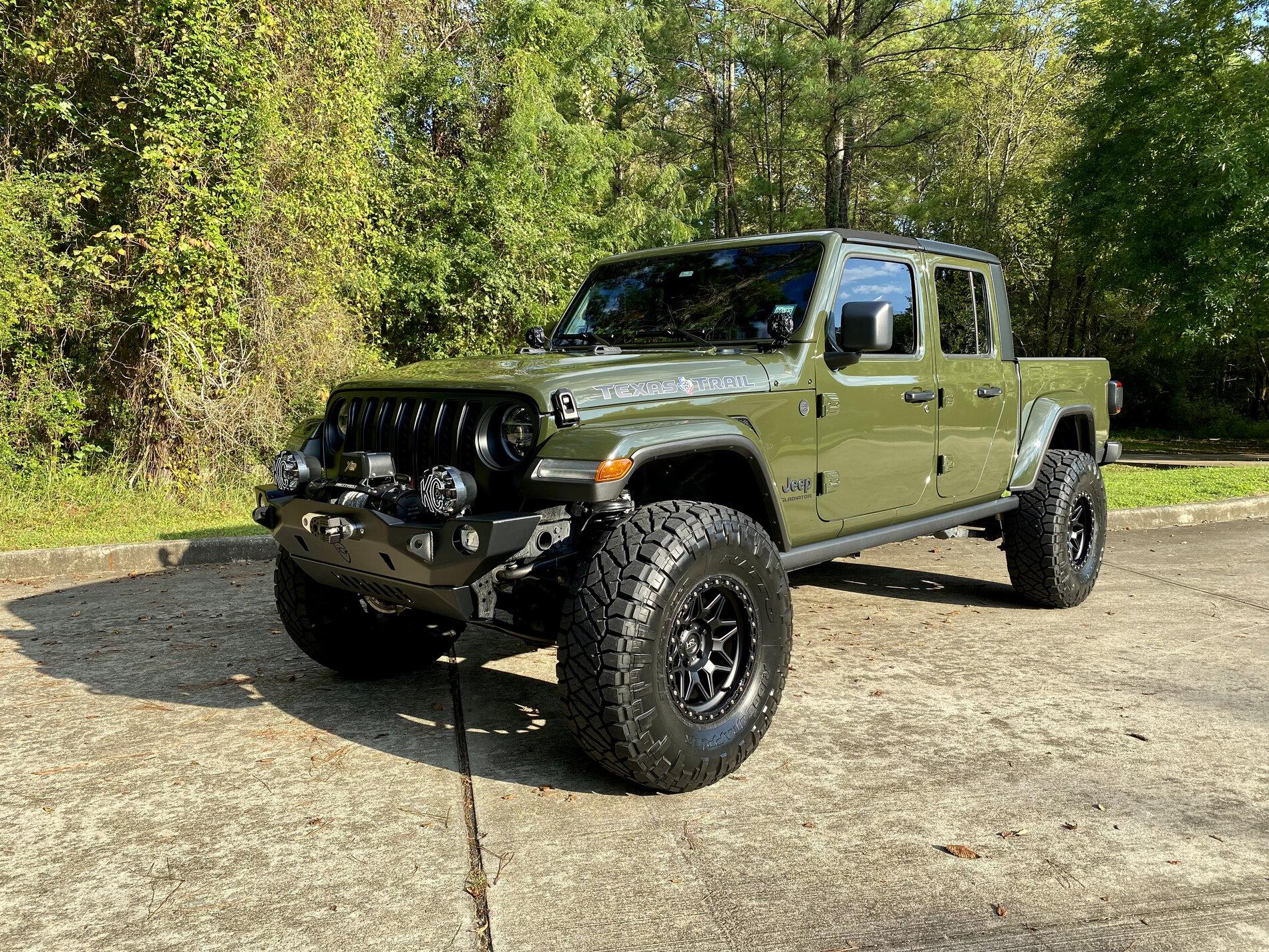 Jeep Gladiator SIDETRACKED - My Sarge Green Texas Trail Edition Build IMG_3754