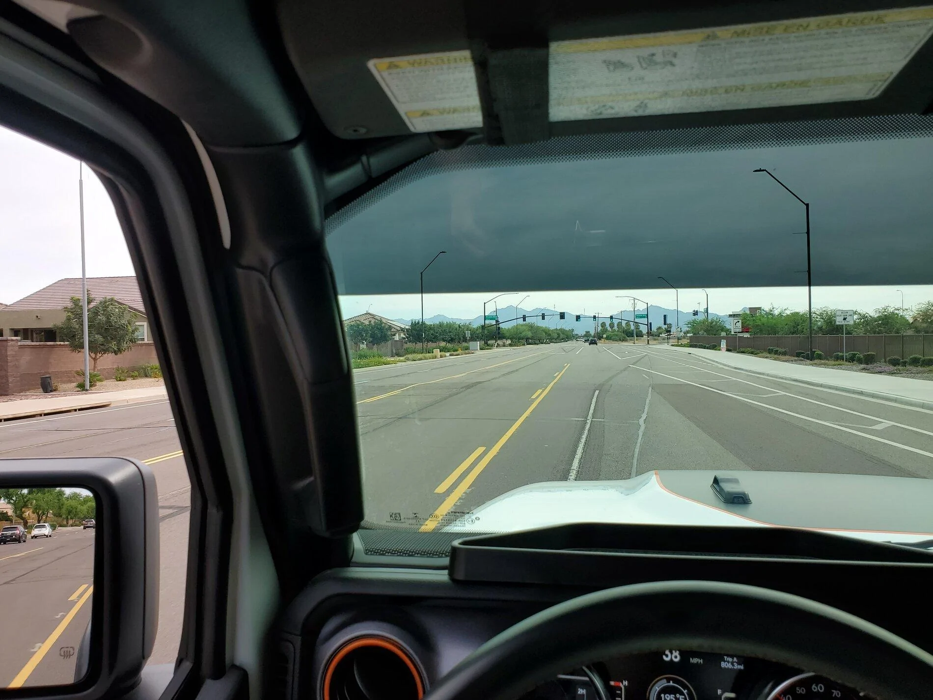 Jeep Gladiator Windshield Tint % to go with? 20211007_143236