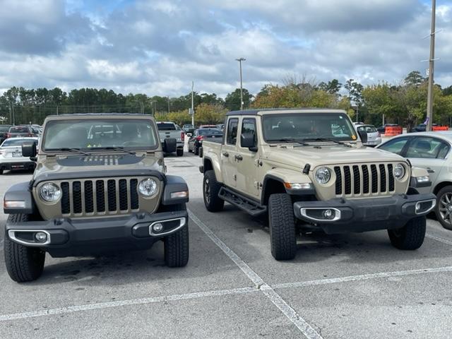 Jeep Gladiator Jeeps Parking Next To Jeeps Gator and Gobi