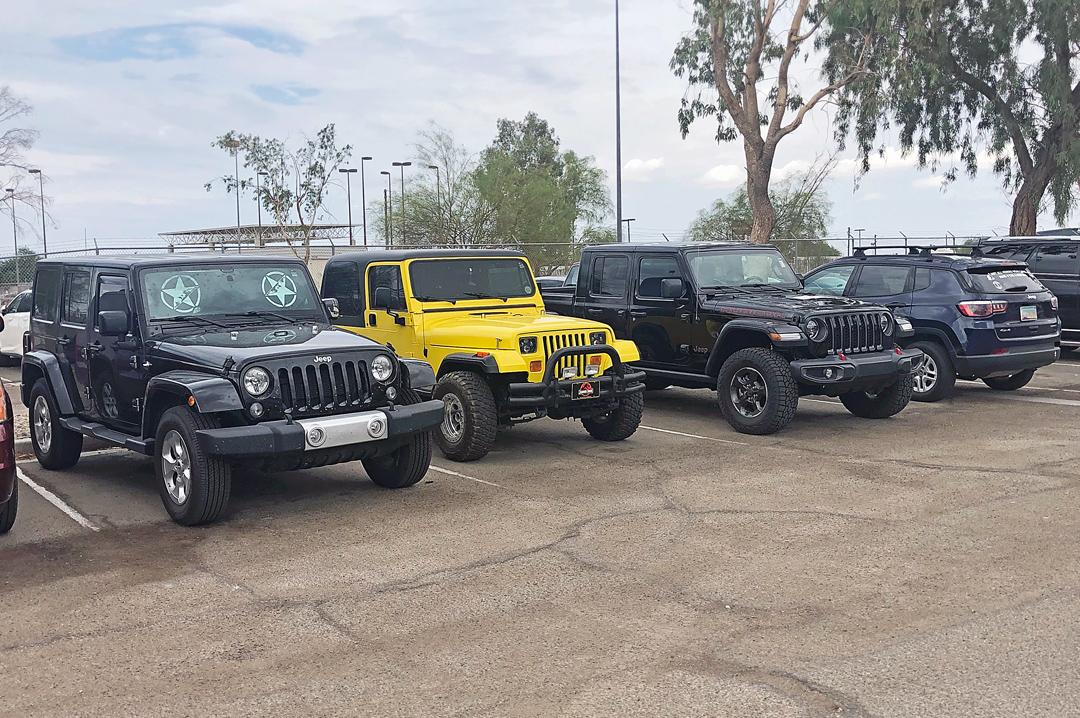 Jeep Gladiator Jeeps Parking Next To Jeeps Jeeps-At-Work