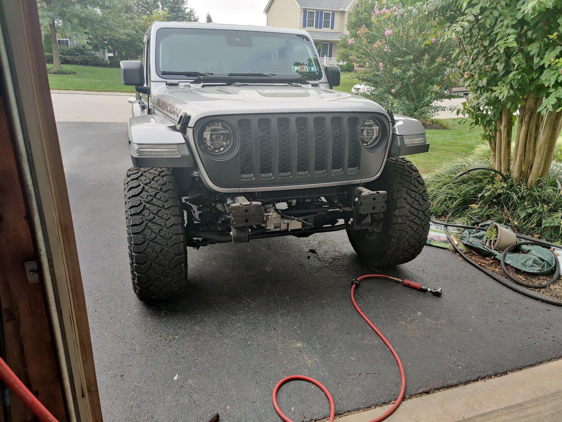 Jeep Gladiator Saturday project. IMG_20211009_090521