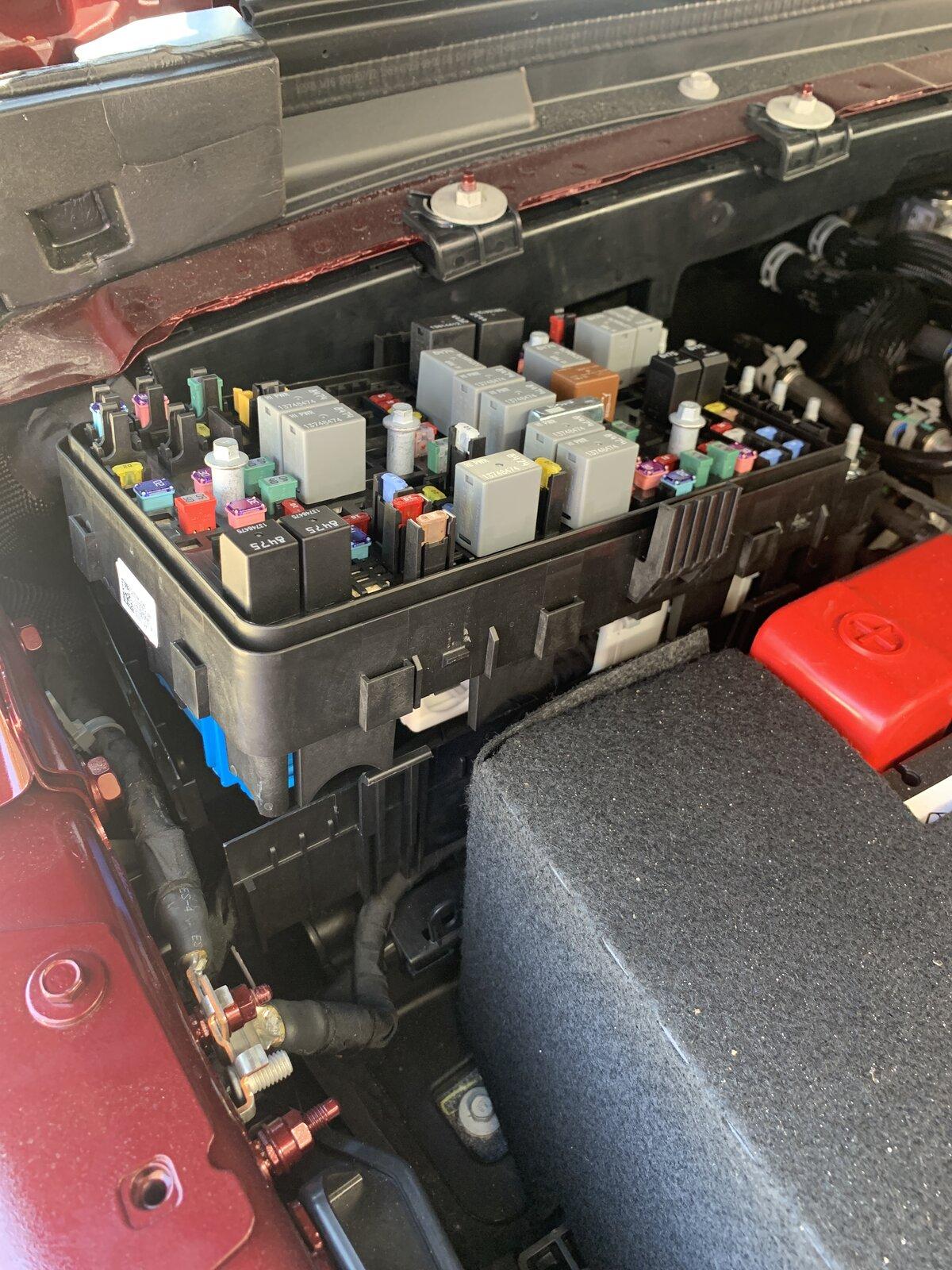 Jeep Gladiator Any tips on routing wire into under the hood fuse box? image