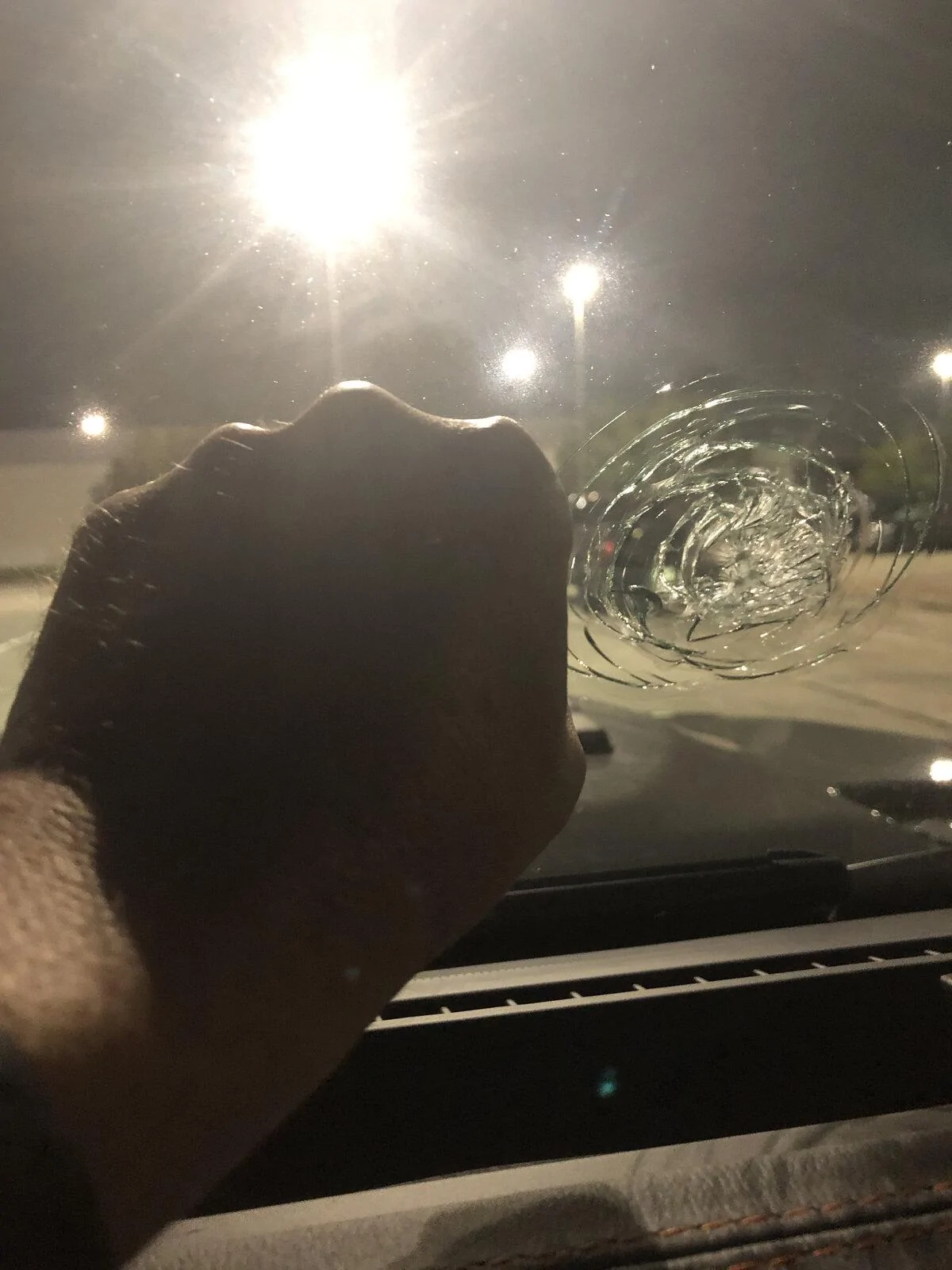 Jeep Gladiator another windshield bites the dust EDECF95C-6340-4806-AFE2-D95BAB91C021