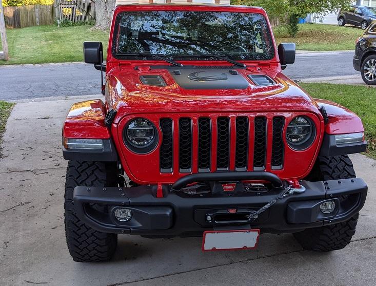 Jeep Gladiator Rubicon - Plastic bumper to Steel Bumper Conversion PXL_20211010_222404219