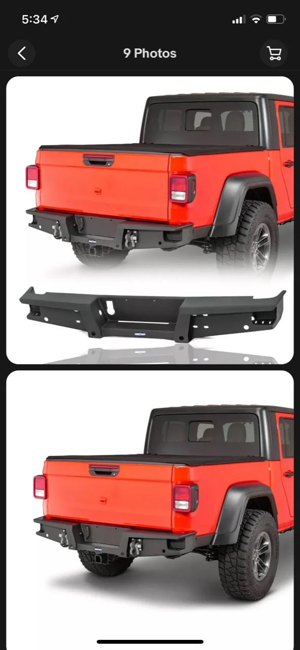 Jeep Gladiator Rear Bumper Hooke Road bumper3