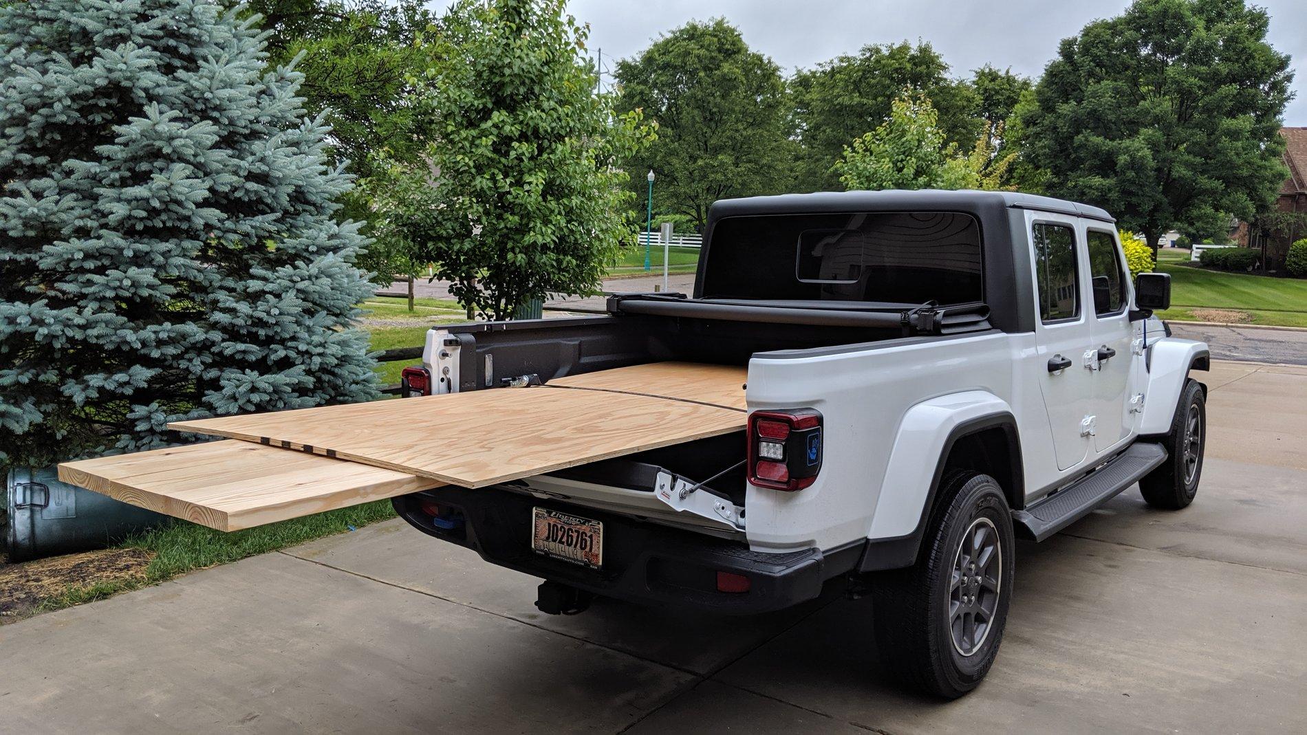 Jeep Gladiator Official "Battle of the Gladiators" Plywood photo contest! this was inevitable IMG_20190616_112557