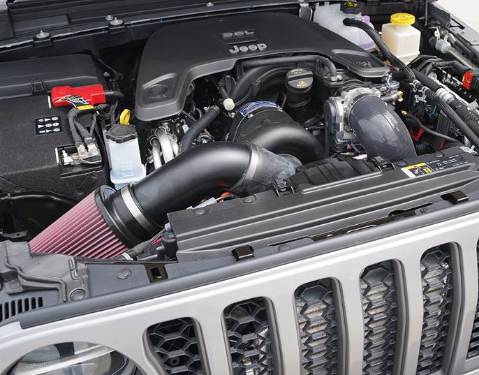 Jeep Gladiator ProCharger Superchargers for Gladiators! 2020_supercharged_jeep_gladiator_procharger_underhood