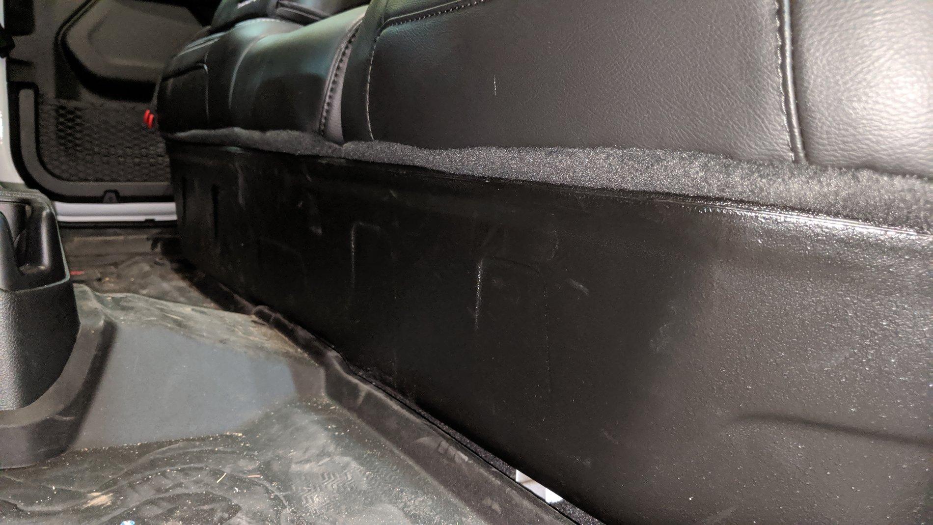 Jeep Gladiator Under Seat Storage Solution IMG_20190620_092730