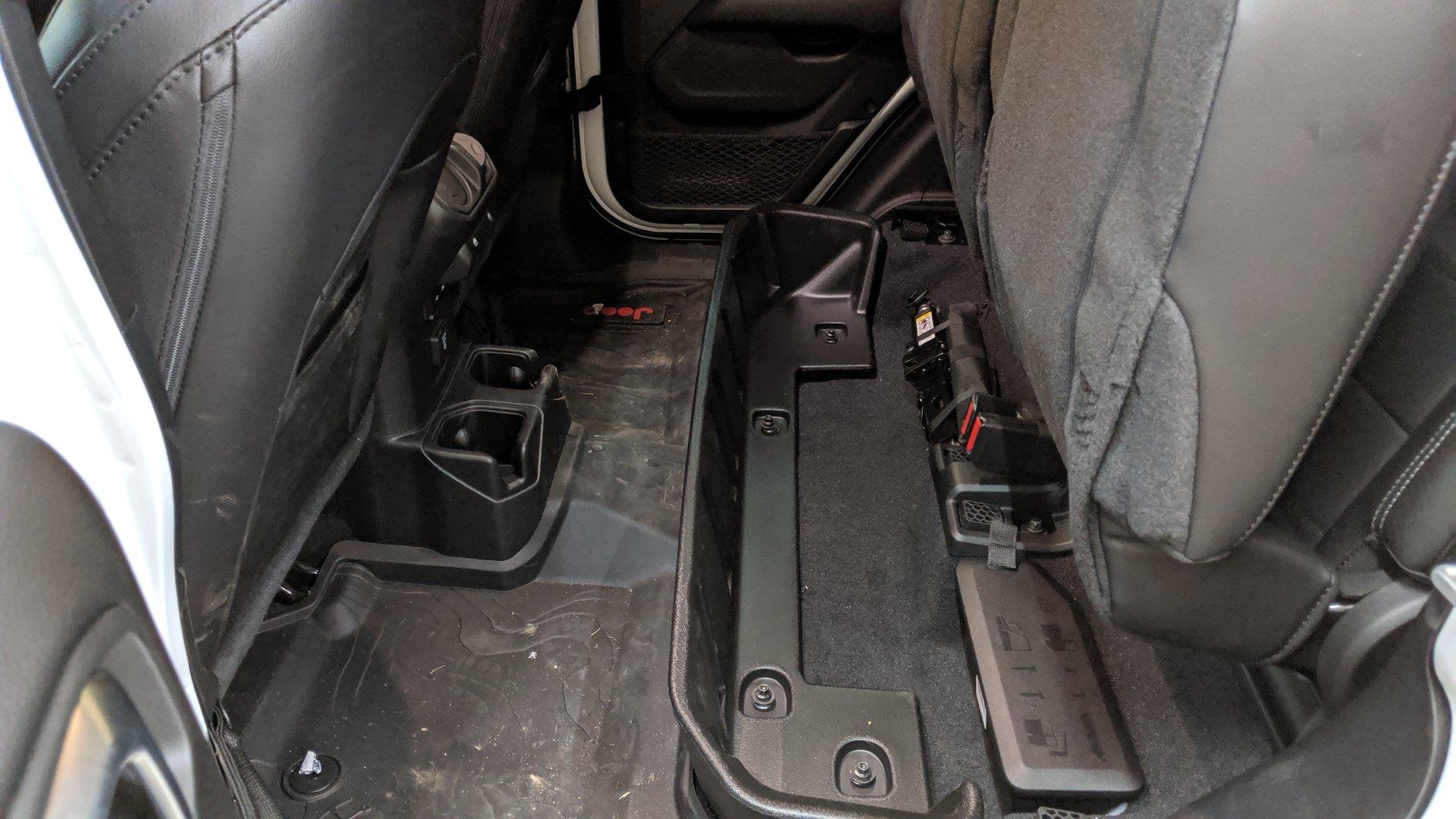Jeep Gladiator Under Seat Storage Solution IMG_20190620_092930