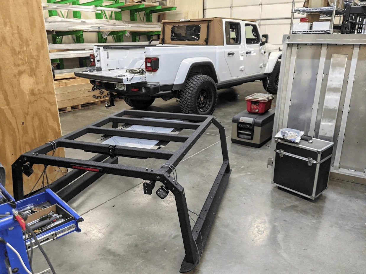 Jeep Gladiator Suntop Working on a Gladiator Product 1633989739917