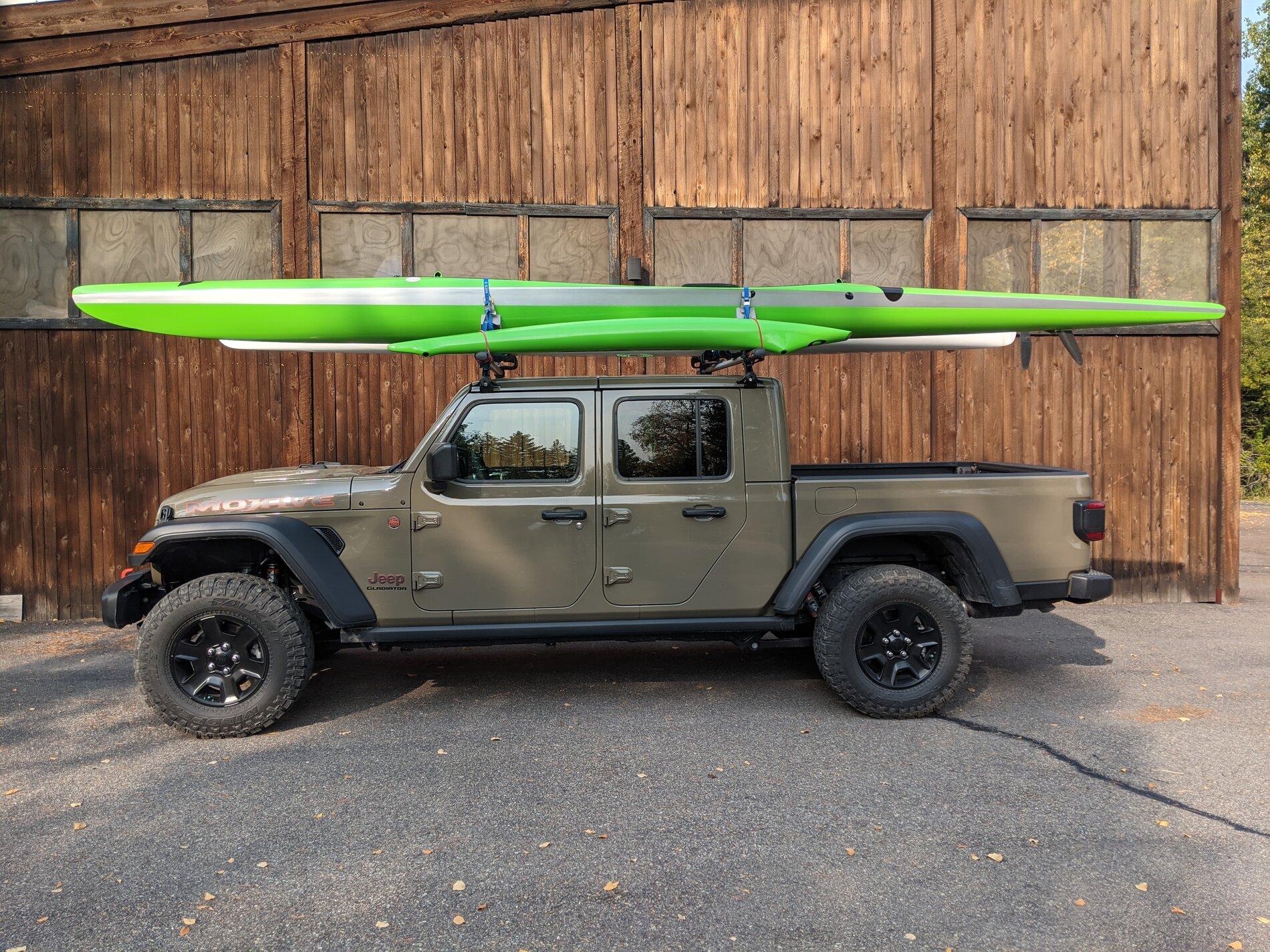 Jeep Gladiator How do you guys carry your kayaks? B4EE86D6-66EB-4920-9027-9DC898CC6137