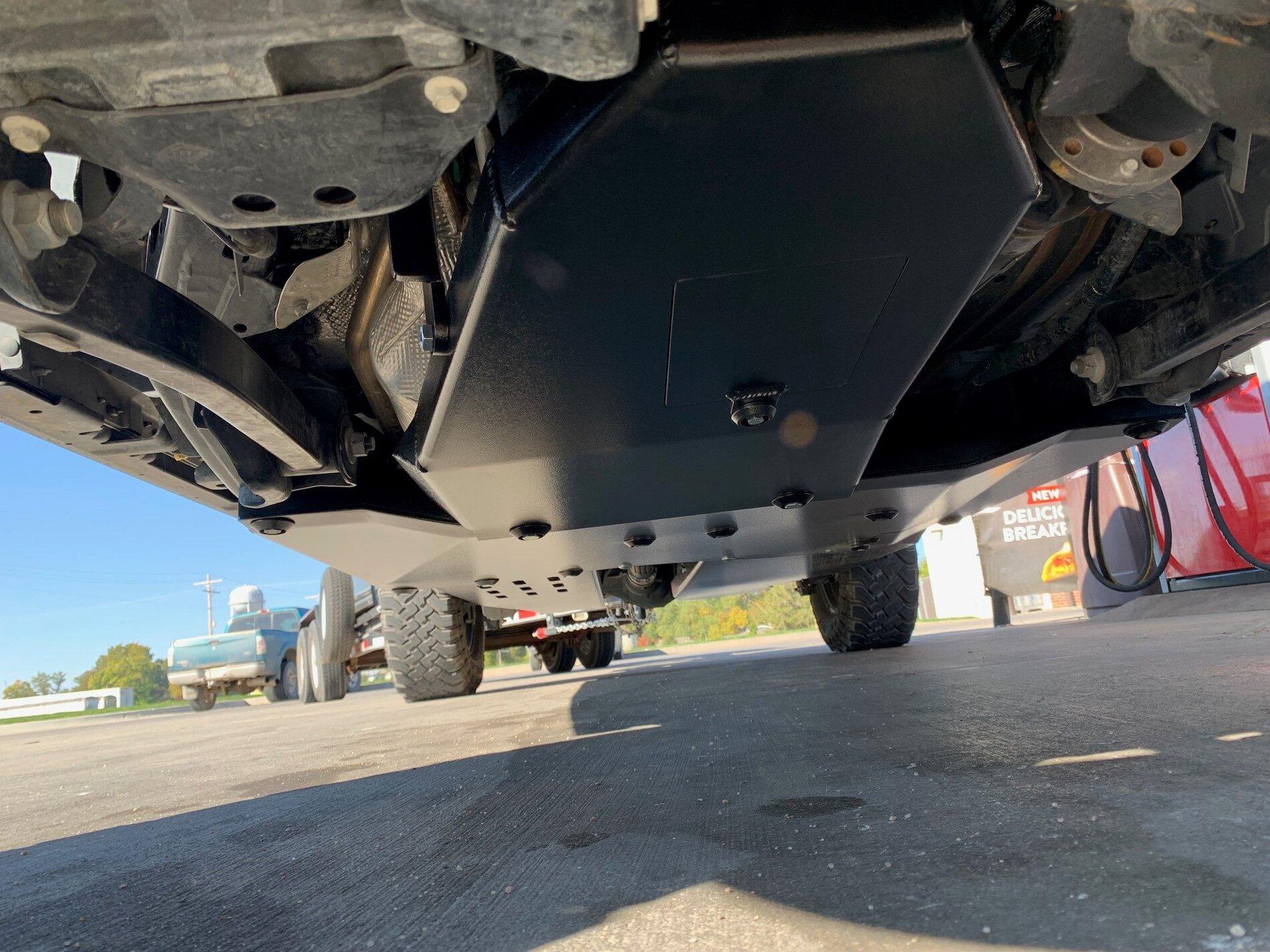 Jeep Gladiator Rock Hard 4x4 Belly Pan System skid 3