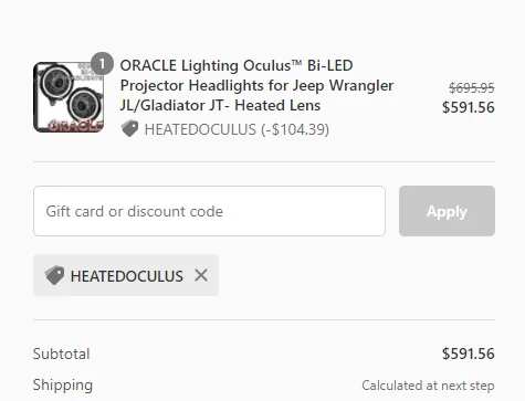 Jeep Gladiator Forum Exclusive Groupbuy from ORACLE Lighting: Heated Oculus Captur