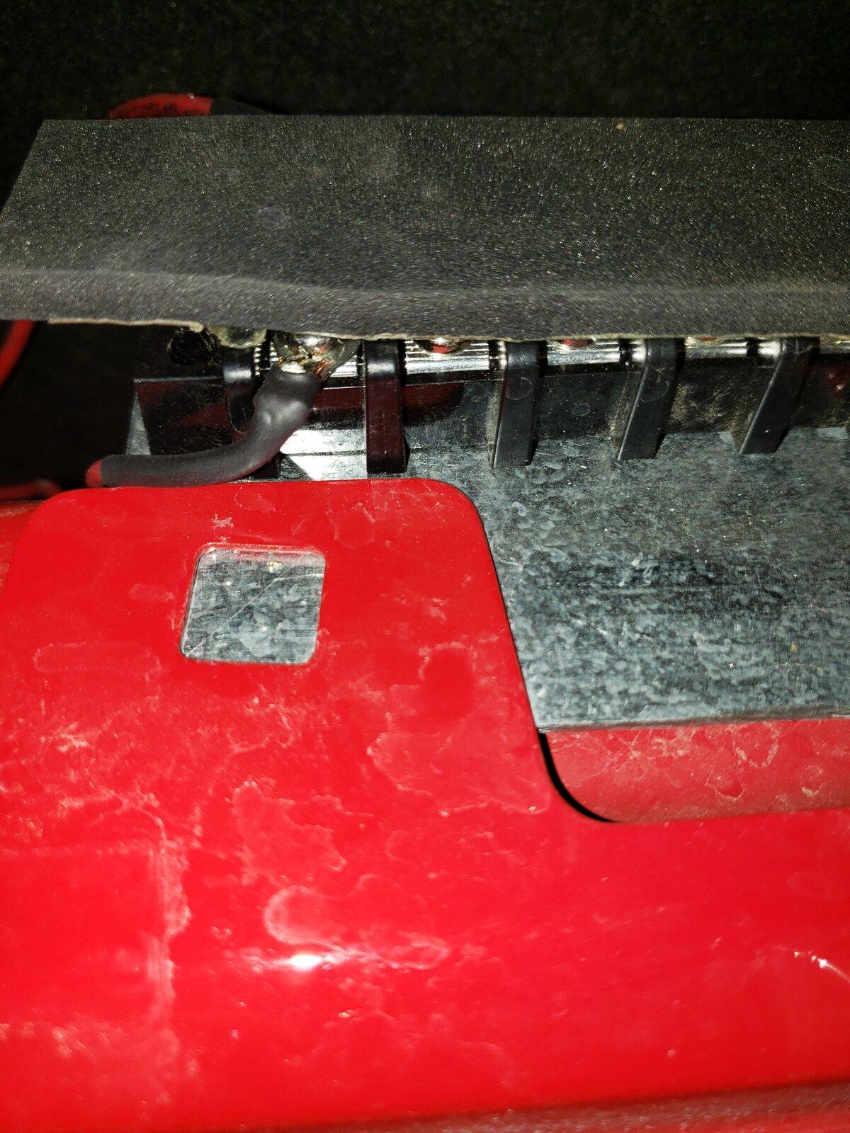 Jeep Gladiator My super red nekky no drill no tap cb gmrs install 20211015_234043