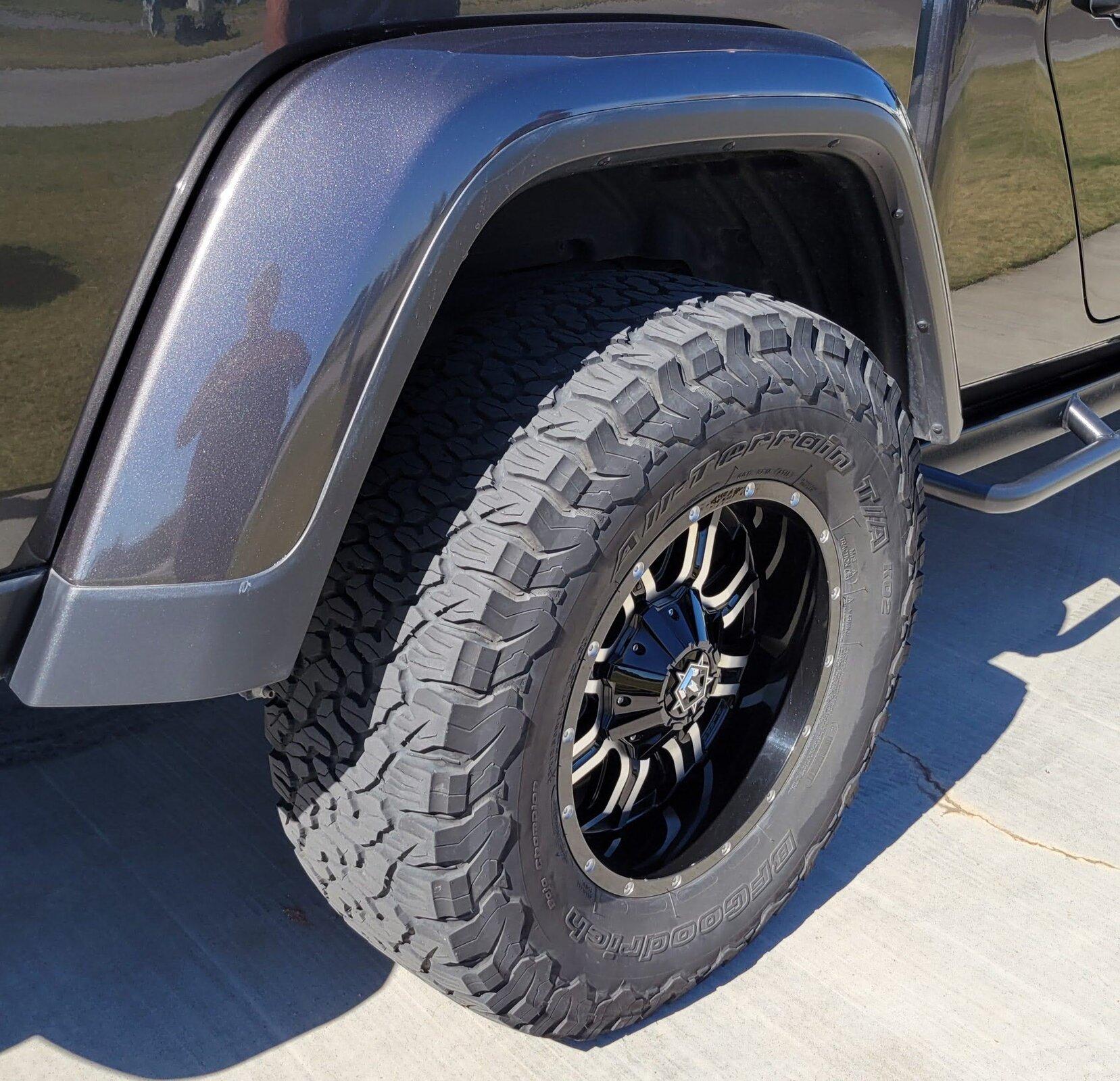 Jeep Gladiator Wheel and tire pckage 20211016_144603