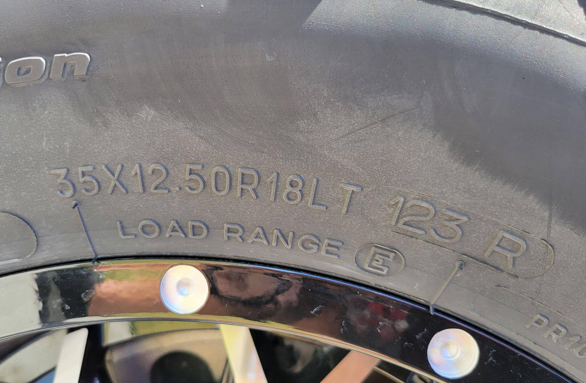 Jeep Gladiator Wheel and tire pckage 20211016_144856