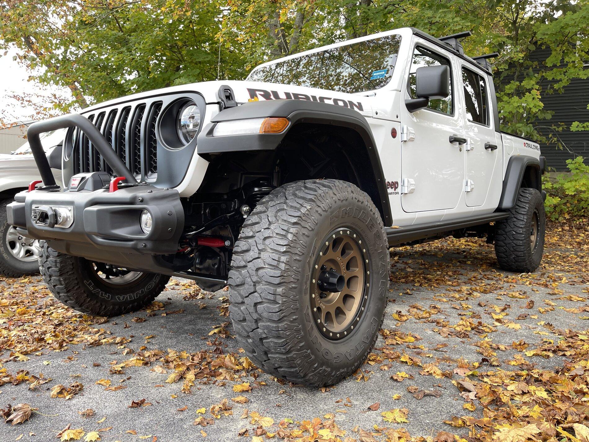 Jeep Gladiator Finally got all the parts and installed the RockKrawler 3.0 Adventure Series Lift! IMG_2444.JPG