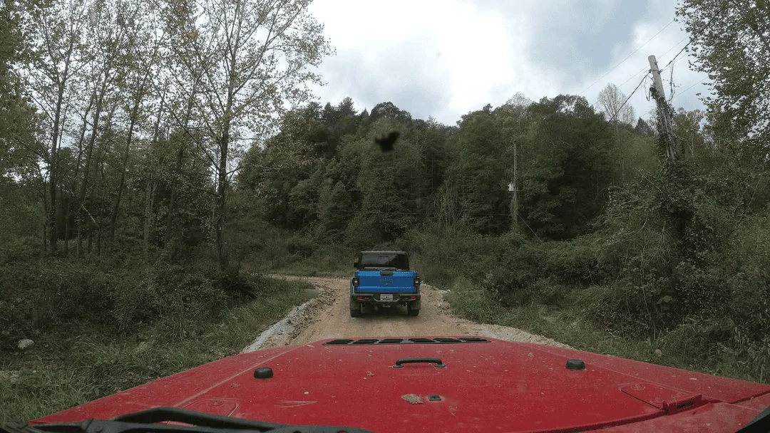 Jeep Gladiator Stock JTRD on the Daniel Boon Backcountry Byway 1634645608426
