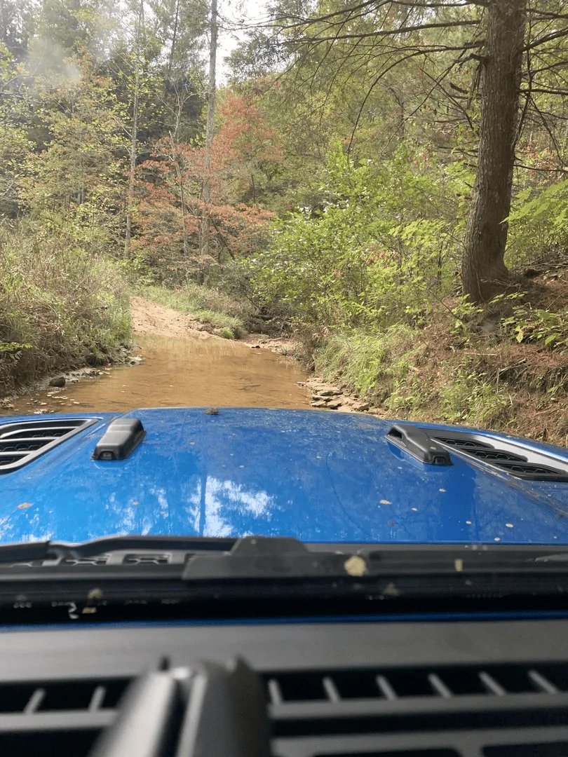 Jeep Gladiator Stock JTRD on the Daniel Boon Backcountry Byway 1634645696285