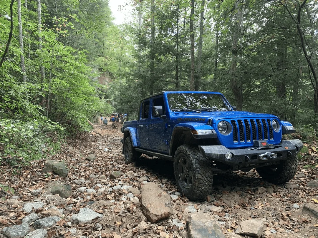 Jeep Gladiator Stock JTRD on the Daniel Boon Backcountry Byway 1634645707897