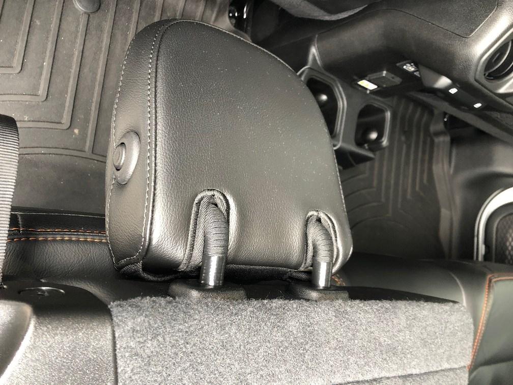 Jeep Gladiator De-Chroming Rear Headrests JT rear headrest