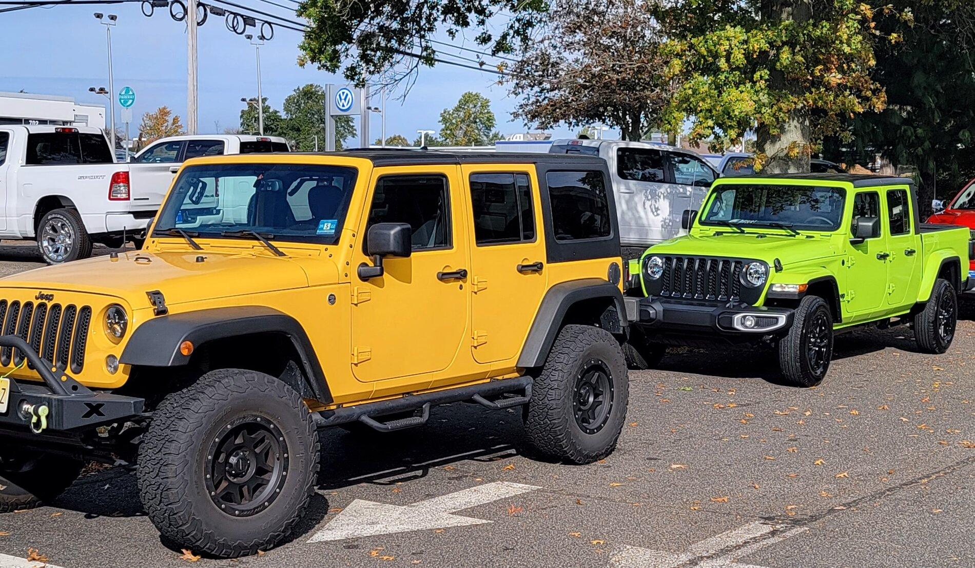 Jeep Gladiator What was your ride before the JT? old-vs-new