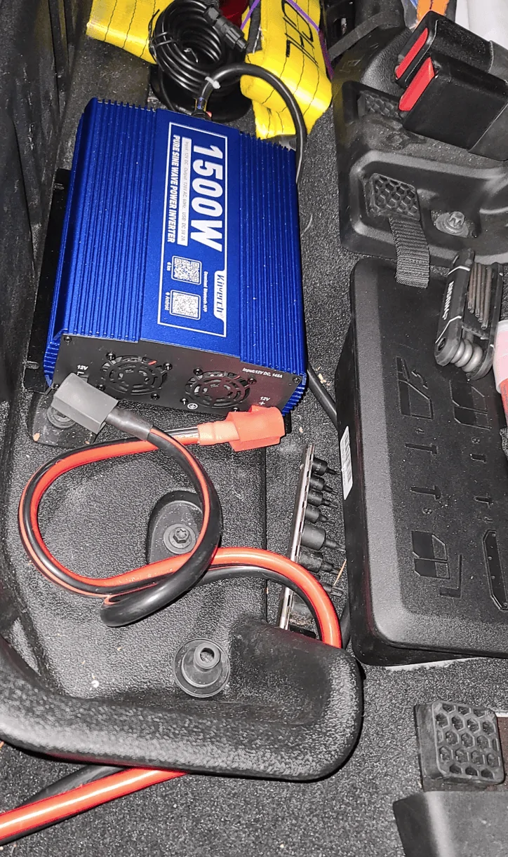Jeep Gladiator 1500 watt 110 volt in the bed 2