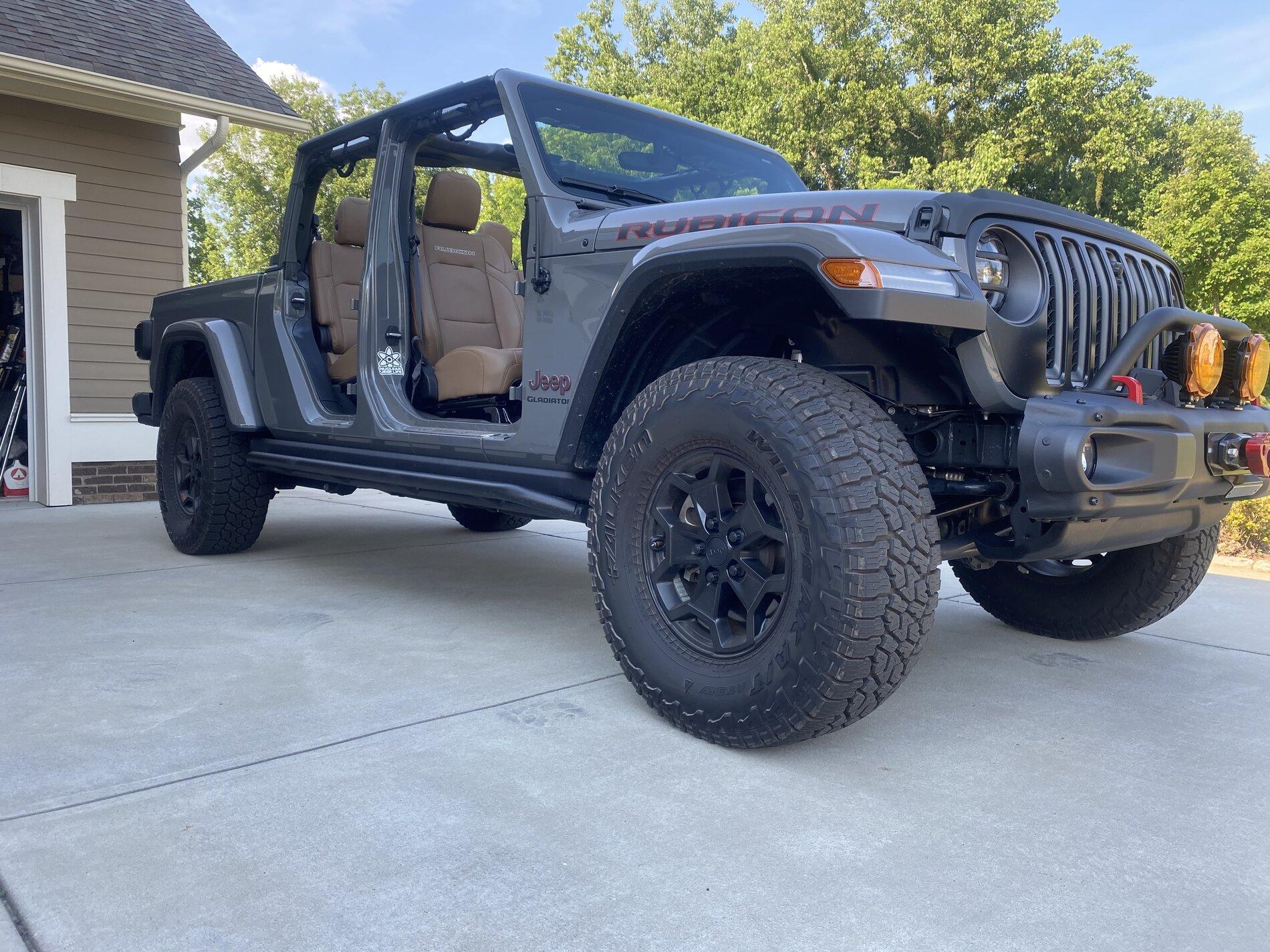Jeep Gladiator Five 35x12.5R17 Falken WildPeak AT3 Tires on LE Wheels with Sensors (and Warranty) IMG_0431.JPG