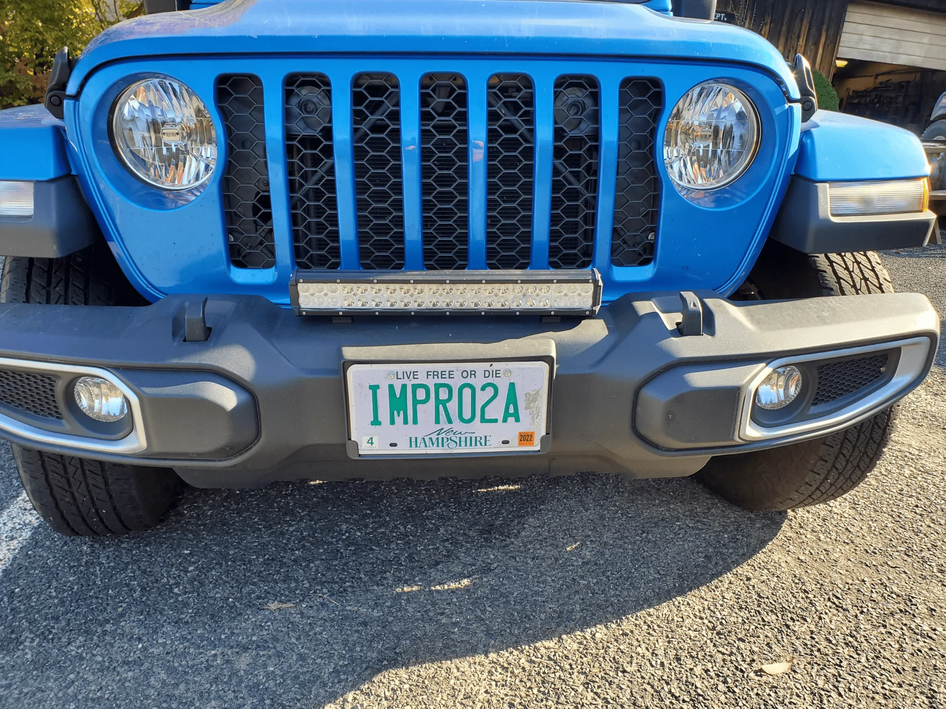 Jeep Gladiator Suggestions for mounting lights to the plastic front bumper… 1634913530965
